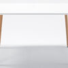 MESA COMEDOR EXTENSIBLE NORDIKA 140 - 180 - 220 x 80 CM BLANCO / HAYA. - Imagen 3