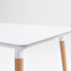 MESA COMEDOR EXTENSIBLE NORDIKA 140 - 180 - 220 x 80 CM BLANCO / HAYA. - Imagen 7