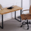 MESA ESTUDIO NATURAL 120 x 60 CM ROBLE NORDISH / NEGRO. - Imagen 2