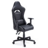 Altura regulable. Respaldo reclinable. Brazos regulables en altura. Cojín lumbar. Ruedas blandas antirayas. Tejido símil piel. Medidas: 70 x 70 x 123 - 133 cm.