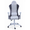 SILLÓN GAMER GIRATORIO Y RECLINABLE JORDAN LEOPARD BLANCO / LEOPARDO - Imagen 2