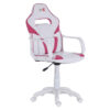 Sillón giratorio gamer XTR - X10. Altura regulable. Cojín lumbar regulable. Apoyabrazos. Tejido símil piel. Fácil limpieza. Medidas: 57 x 60 x 101 - 109 cm.
