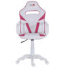 SILLÓN GIRATORIO GAMER XTR X10 BLANCO / FRESA - Imagen 2