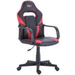 Sillón giratorio gamer XTR - X10. Altura regulable. Cojín lumbar regulable. Apoyabrazos. Tejido símil piel. Fácil limpieza. Medidas: 57 x 60 x 101 - 109 cm.