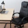 SILLA DE DESPACHO MODELO LAWYER NEGRO - Imagen 3