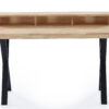 MESA ESTUDIO X-LOFT 120 x 60 CM ROBLE NORDISH / NEGRO. - Imagen 2