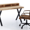 MESA ESTUDIO X-LOFT 120 x 60 CM ROBLE NORDISH / NEGRO. - Imagen 3