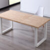 MESA COMEDOR EXTENSIBLE ROMA 140 - 180 - 220 x 80 CM ROBLE NORDISH / BLANCO. - Imagen 3