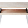 MESA CENTRO ELEVABLE BERG 120 x 60 CM ROBLE NORDISH / BLANCO. - Imagen 4