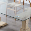 MESA COMEDOR VERSALLES 160 x 90 CM  CRISTAL / NORDISH - Imagen 5