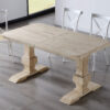 MESA COMEDOR EXTENSIBLE VERSALLES 160 - 200 - 240 x 90 CM  MADERA ROBLE NORDISH - Imagen 4
