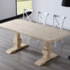 MESA COMEDOR EXTENSIBLE VERSALLES 160 - 200 - 240 x 90 CM  MADERA ROBLE NORDISH - Imagen 5