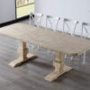 MESA COMEDOR EXTENSIBLE VERSALLES 160 - 200 - 240 x 90 CM  MADERA ROBLE NORDISH - Imagen 6