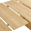 MESA COMEDOR REDONDA EXTENSIBLE KEANU 120 - 160 - 200 x 120 CM OAK. - Imagen 5