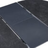 MESA COMEDOR REDONDA EXTENSIBLE VULCANO 100 - 140 CM CERAMIC NEGRO / NEGRO. - Imagen 7