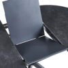 MESA COMEDOR REDONDA EXTENSIBLE VULCANO 100 - 140 CM CERAMIC NEGRO / NEGRO. - Imagen 8
