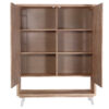 CONSOLA ALTA BERG 120 x 40 CM ROBLE NORDISH / BLANCO. - Imagen 4