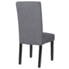 SILLA COMEDOR AFRICA DESENFUNDABLE  GRIS / NEGRO - Imagen 4