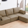 MODULO CON RESPALDO 90 X 93 CM SOFÁ MODULAR MOU TEJIDO BEIGE. - Imagen 4