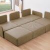 MODULO CON RESPALDO 90 X 93 CM SOFÁ MODULAR MOU TEJIDO BEIGE. - Imagen 7