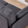 SOFA MODULAR CON BRAZOS MOU 3 PLAZAS + CHAISELONGUE TEJIDO GRIS 276 x 183 X 93 CM - Imagen 4