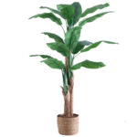 Acabados naturales. PVC alta calidad. Alto 150 cm. Cesto esparto cubremacetas opcional ( Ref: 0708250020000 ).