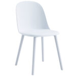 Silla multiusos para uso interior / exterior. Polipropileno alta resistencia. Tratamiento anti UV. Color blanco. Medidas: 45 x 55