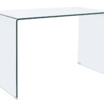 Cristal templado transparente. Medidas: 120 x 70 x 74 cm.